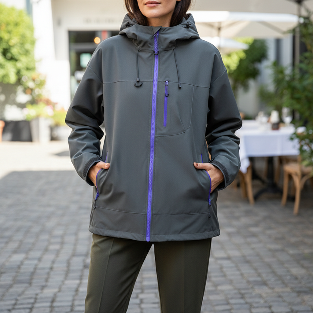 Women's Waterproof Windbreaker Jacket
