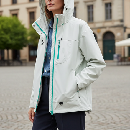 Women's Waterproof Windbreaker Jacket