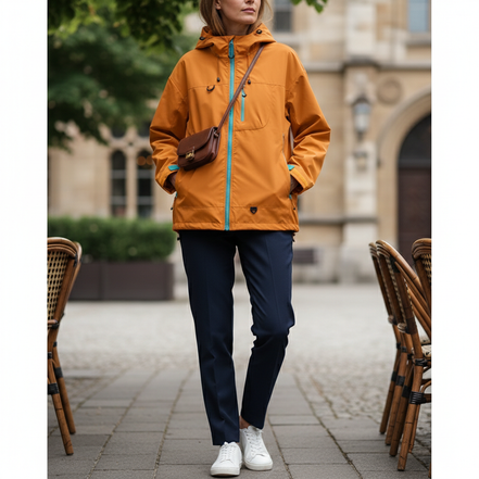 Women's Waterproof Windbreaker Jacket