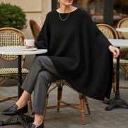 Women's Oversized Batwing Sleeve Sweater