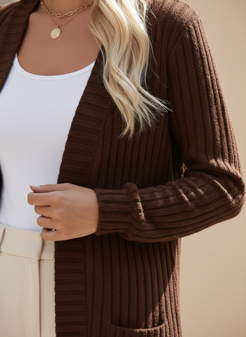 Women's Brushed Cardigan Jacket