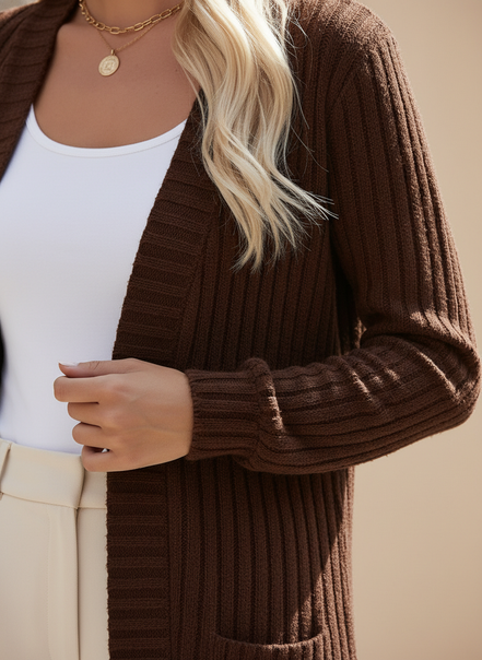 Women's Brushed Cardigan Jacket