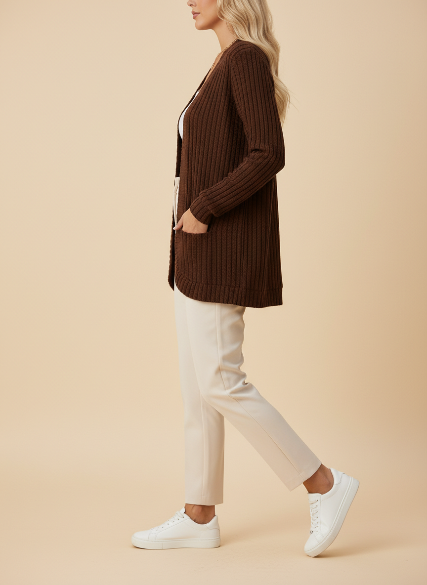 Women's Brushed Cardigan Jacket
