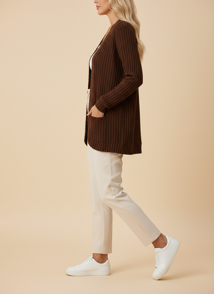 Women's Brushed Cardigan Jacket