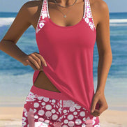 Women's Solid Swim Boxer Set