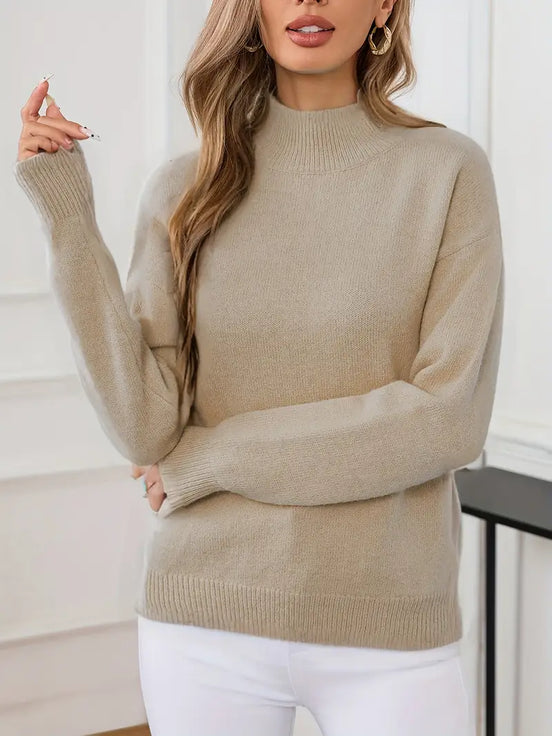 Women's Solid Knit Jumper
