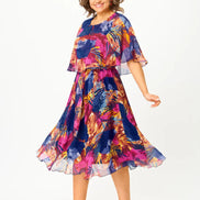 Women's Floral Midi Dress