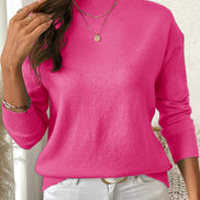 Women's Solid Knit Jumper