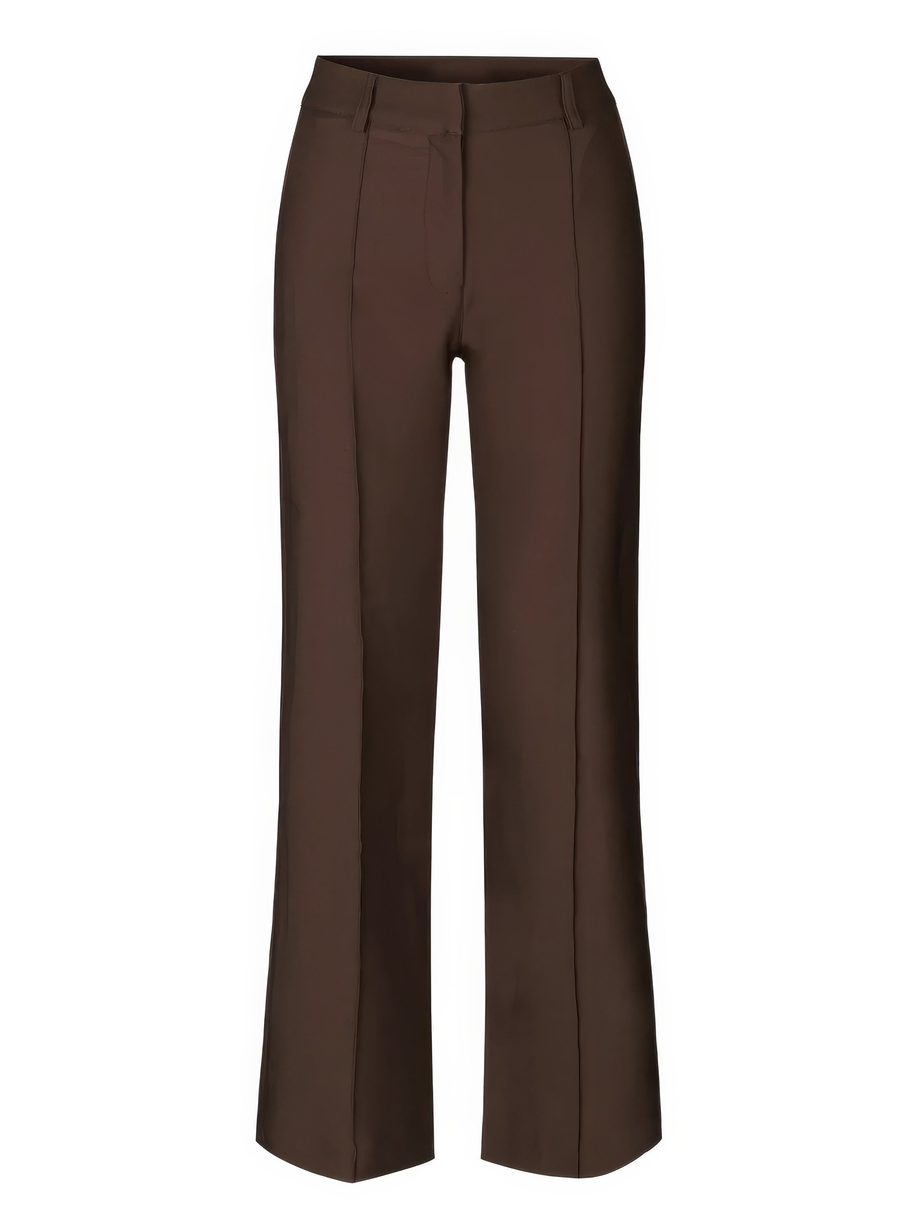 Women's Solid Wide-Leg Trousers