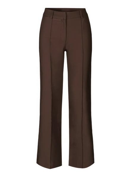 Women's Solid Wide-Leg Trousers