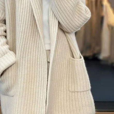 Women's Solid Knit Cardigan