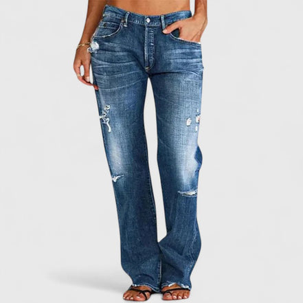 Women's Solid Denim Jeans