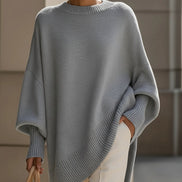 Women's Solid Wool Blend Sweater