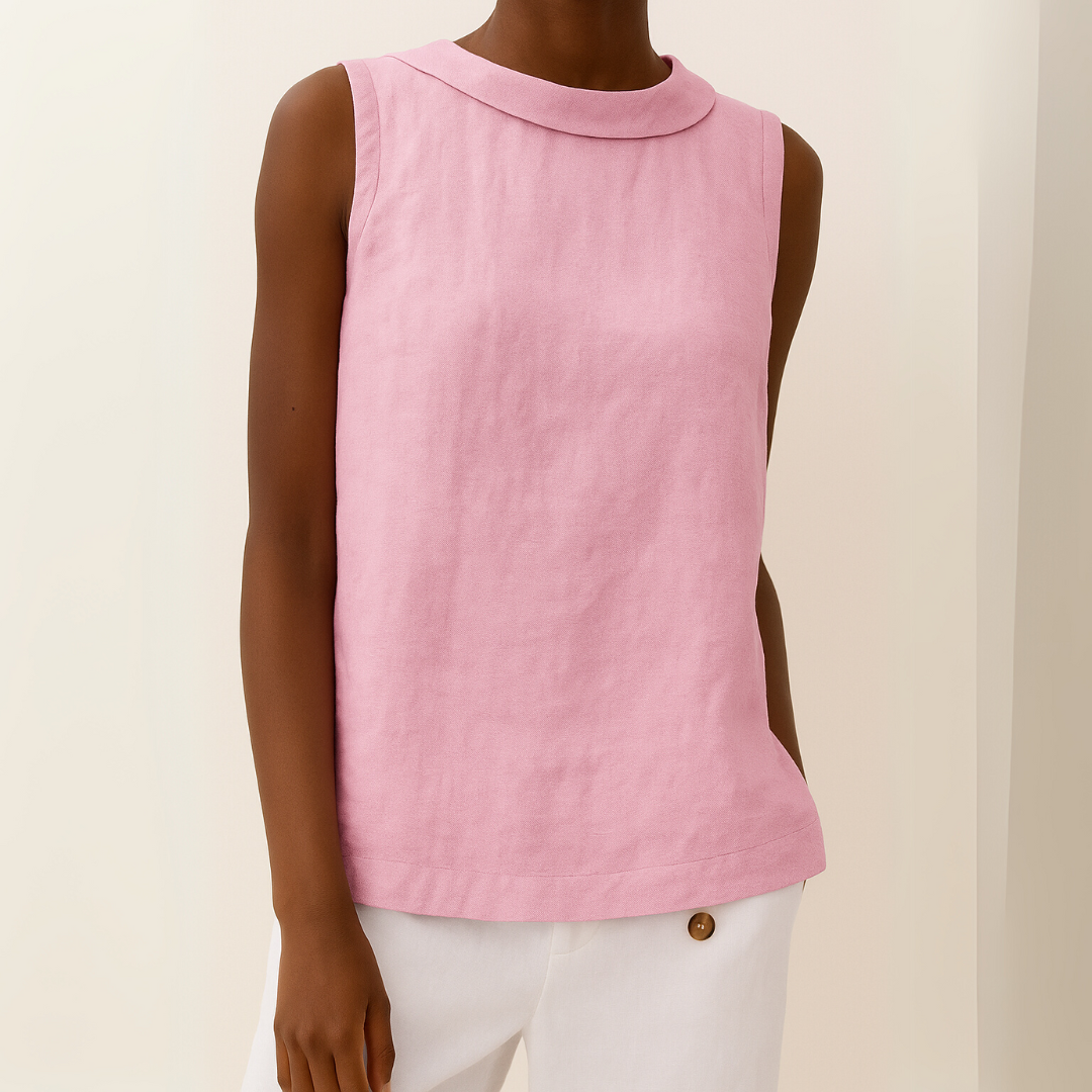 Women's Solid Sleeveless Blouse