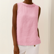 Women's Solid Sleeveless Blouse