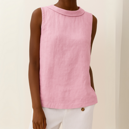 Women's Solid Sleeveless Blouse