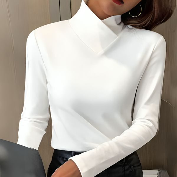 Women's Solid Soft-Touch Turtleneck