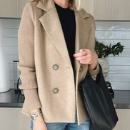 Women's Solid Cotton Casual Blazer