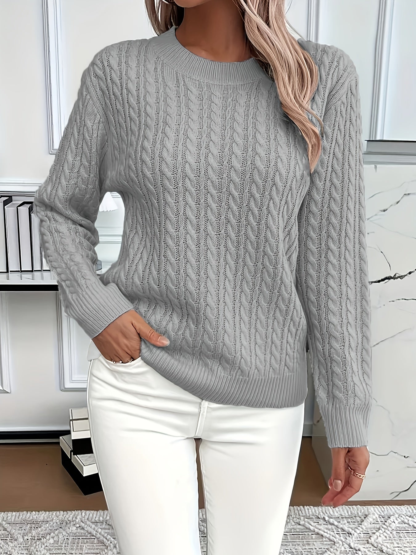Women's Cable Knit Jumper