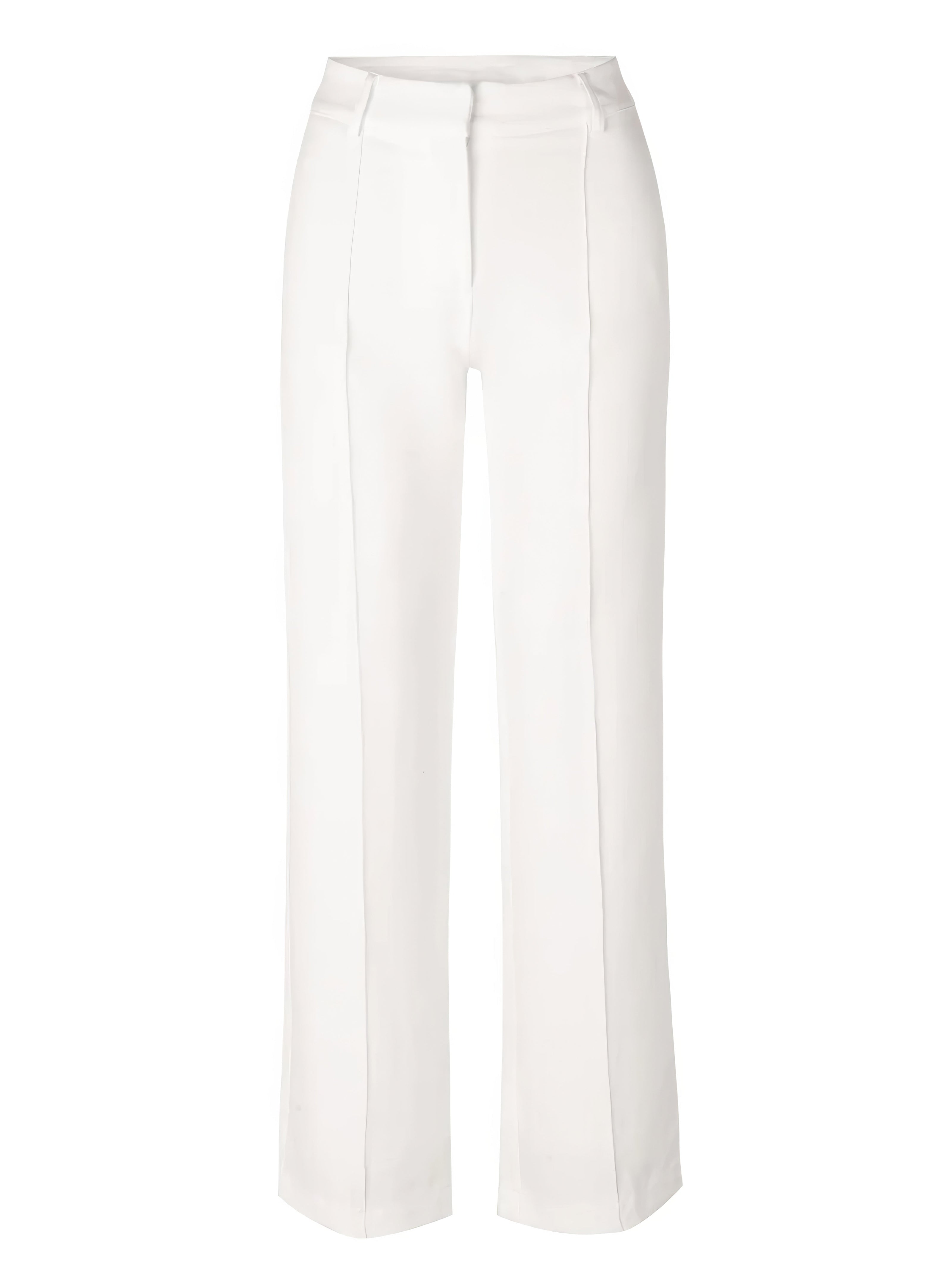 Women's Solid Wide-Leg Trousers