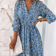 Women's Floral Crepe Dress