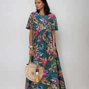 Women's Floral Cotton Dress