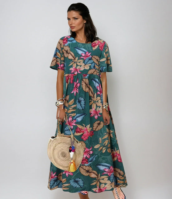 Women's Floral Cotton Dress