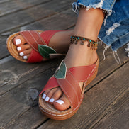 Women's Neutral Leather Orthopaedic Sandals