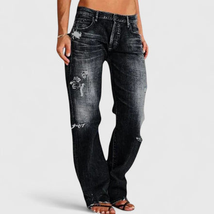 Women's Solid Denim Jeans
