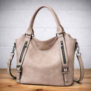Women's Solid Leather Tote Bag