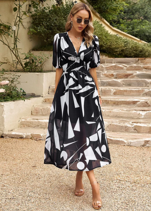 Women's Floral Midi Dress