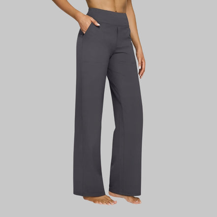 Women's Solid Cotton Trousers