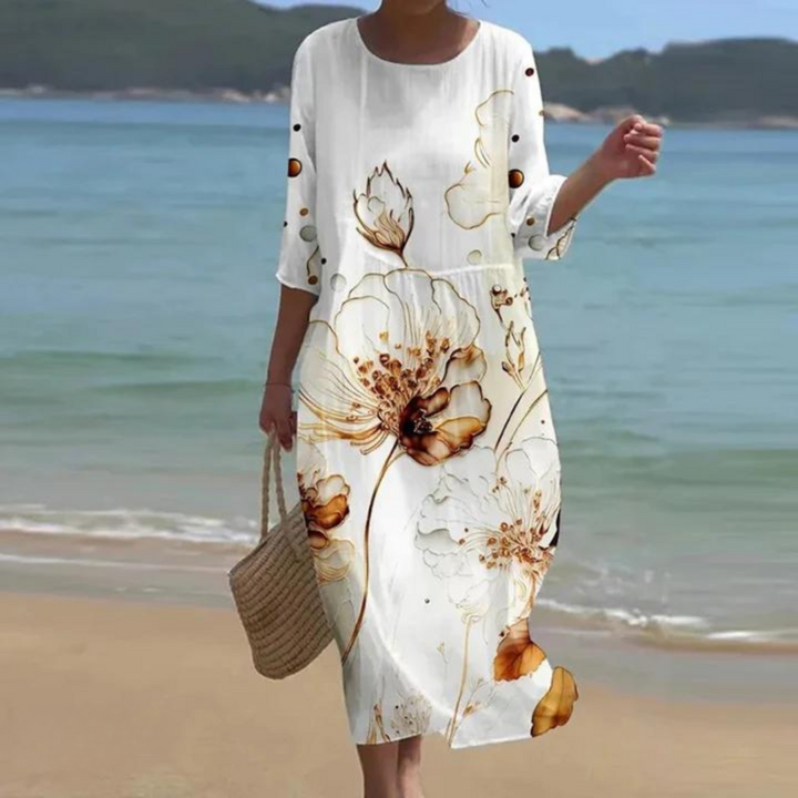 Women's Floral Cotton Summer Dress