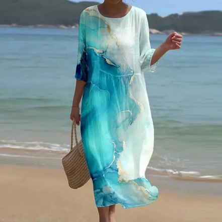 Women's Floral Cotton Summer Dress
