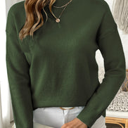 Women's Solid Knit Jumper