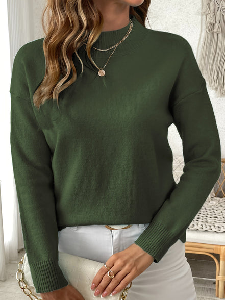 Women's Solid Knit Jumper