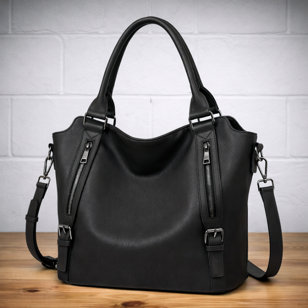 Women's Solid Leather Tote Bag