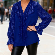 Women's Solid Cotton Blouse