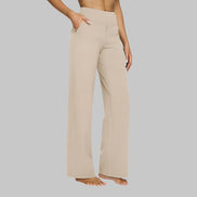 Women's Solid Cotton Trousers