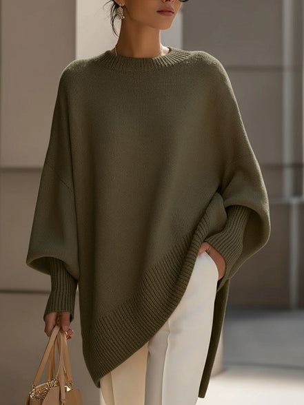 Women's Solid Wool Blend Sweater
