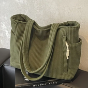 Women's Ribbed Leather Tote Bag