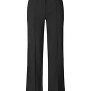 Women's Solid Wide-Leg Trousers