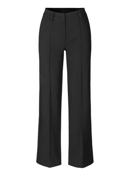 Women's Solid Wide-Leg Trousers