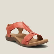 Women's Black Leather Orthopaedic Sandals