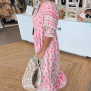 Women's Floral V-Neck Dress