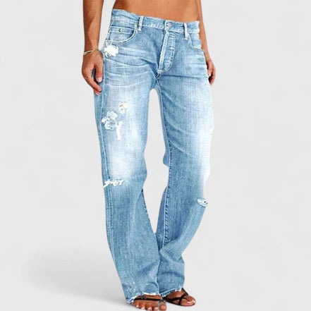 Women's Solid Denim Jeans