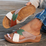 Women's Neutral Leather Orthopaedic Sandals