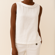 Women's Solid Sleeveless Blouse