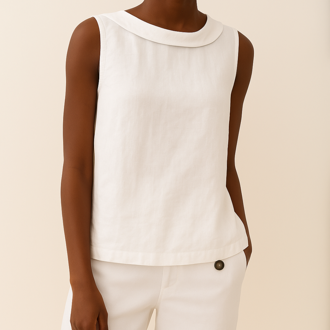 Women's Solid Sleeveless Blouse