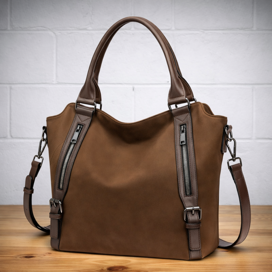 Women's Solid Leather Tote Bag